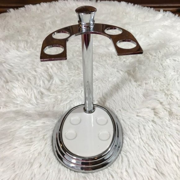 NWOT Springs Ceramic Metal Towel Holder + Toothbrush Holder + Tissue Holder Set - Picture 4 of 11